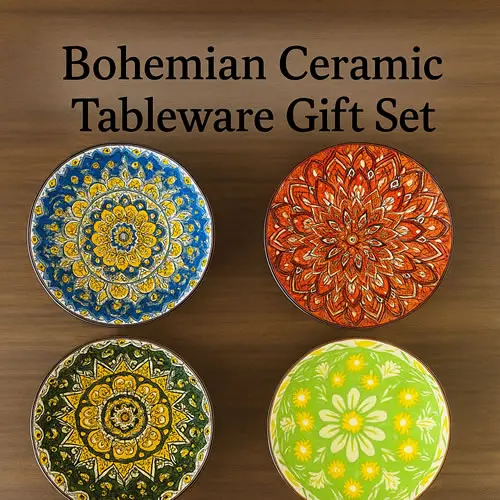 China Ceramic Bowl Wholesale Supplier for Global Importers – New Bohemian Style Gift Sets Enter Market